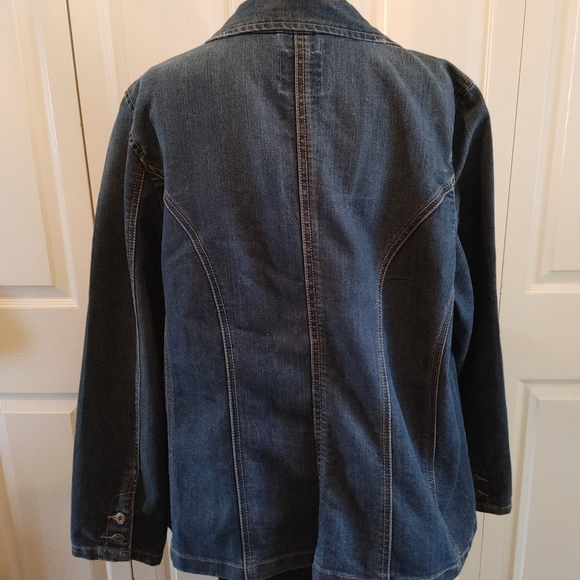 Gloria Vanderbilt Jean Jacket 2X - Picture 4 of 7